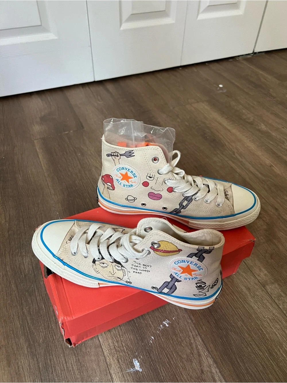 Converse Tyler the Creator x Foot Locker Chuck 70 Artist High Top Canvas 164531C